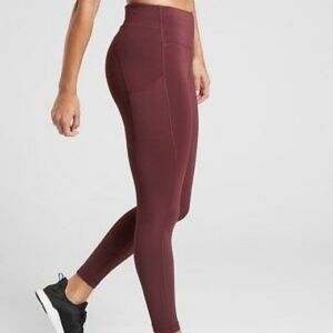 Athleta Ultimate Stash Pocket 7/8 Legging - Decadent Chocolate